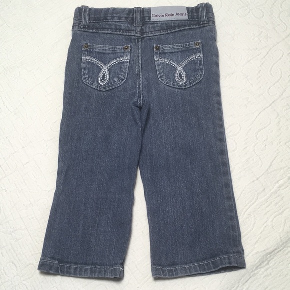 18m ((5/$20) Calvin Klein Straight Leg Stretch Jeans - Picture 7 of 16